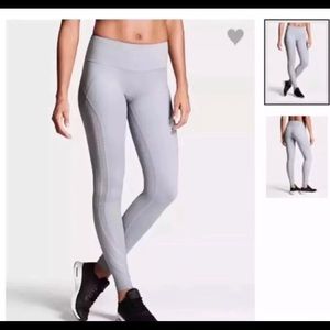 NWT! VSX Knockout Light Gray Leggings Tights L